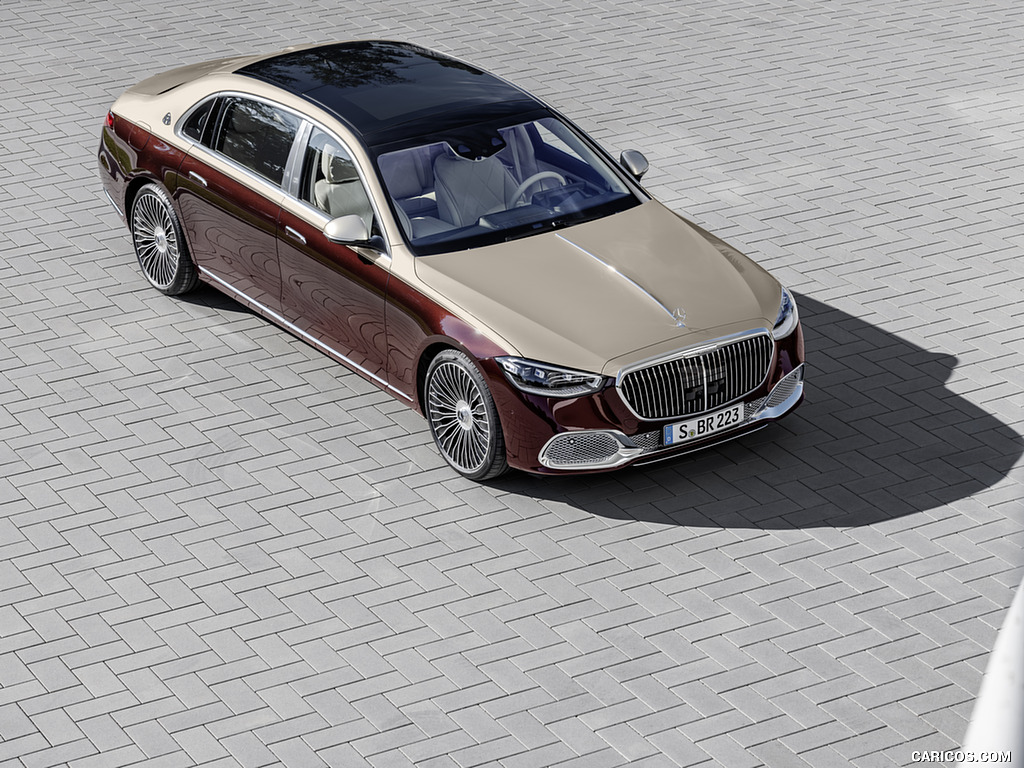 2021 Mercedes-Maybach S-Class (Color: Designo Rubellite Red / Kalahari Gold) - Top