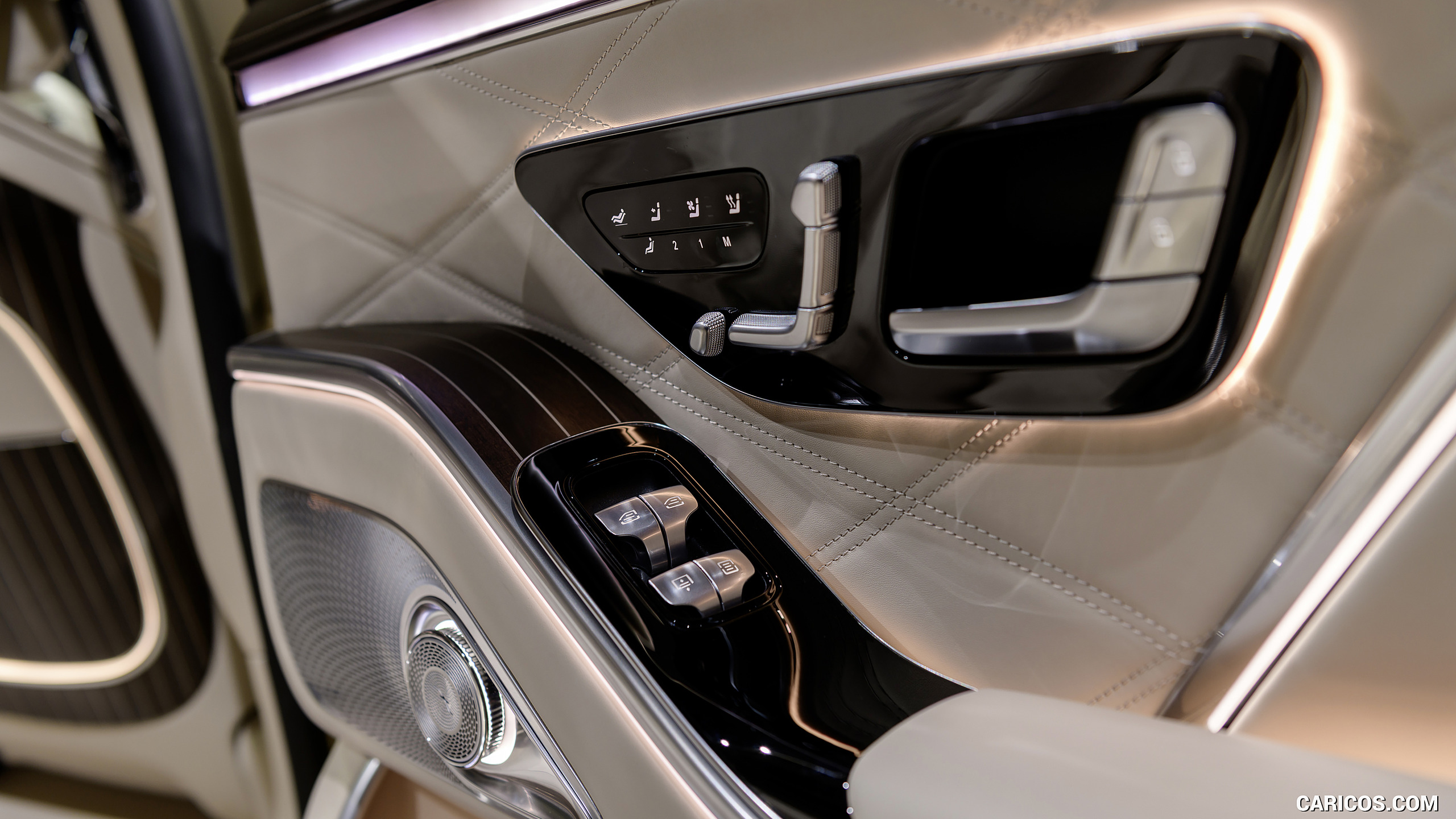 2021 Mercedes-Maybach S-Class (Leather Nappa macchiato beige / bronze brown pearl) - Interior, Detail, #63 of 157