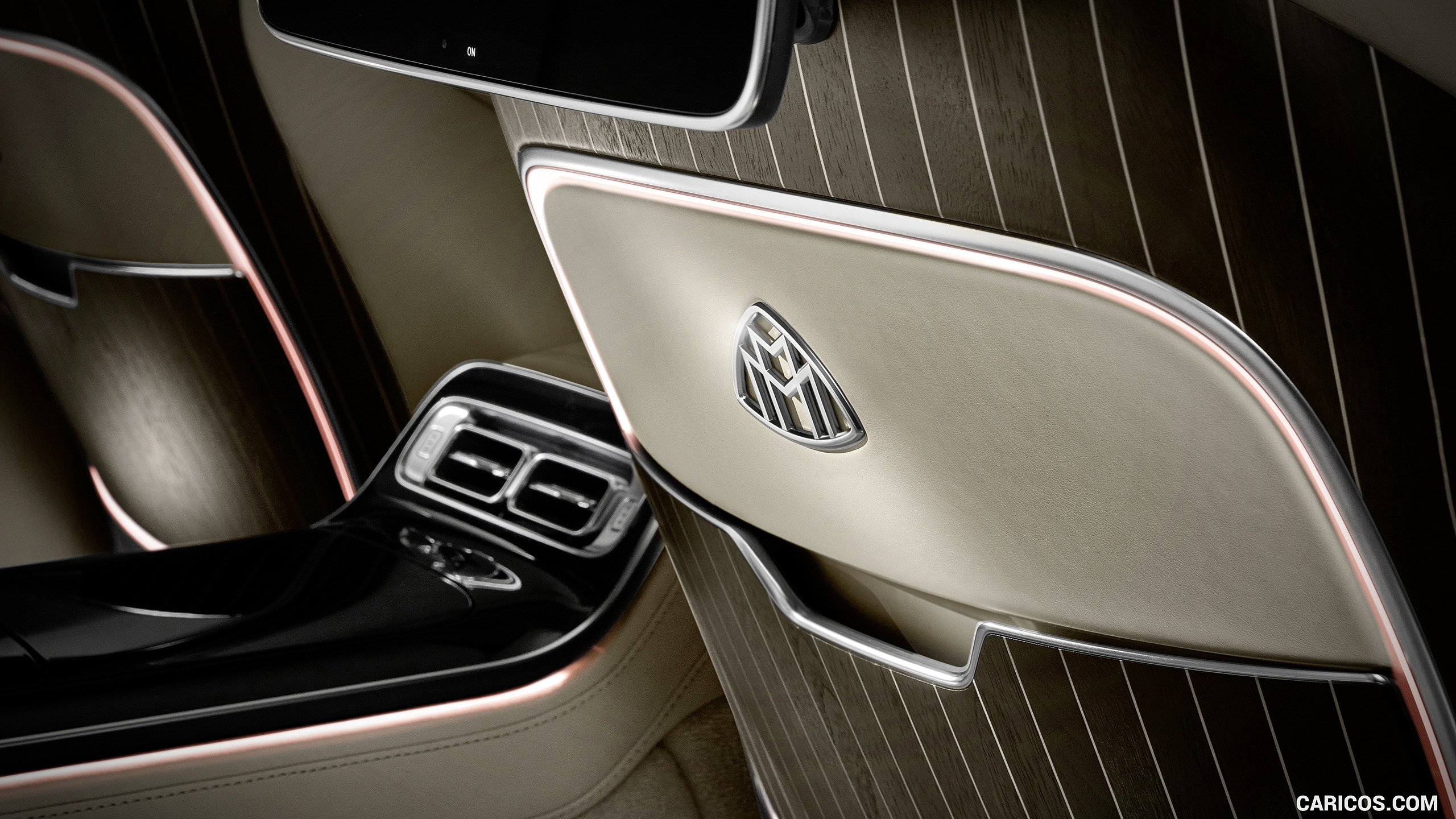 2021 Mercedes-Maybach S-Class (Leather Nappa macchiato beige / bronze brown pearl) - Interior, Detail, #68 of 157