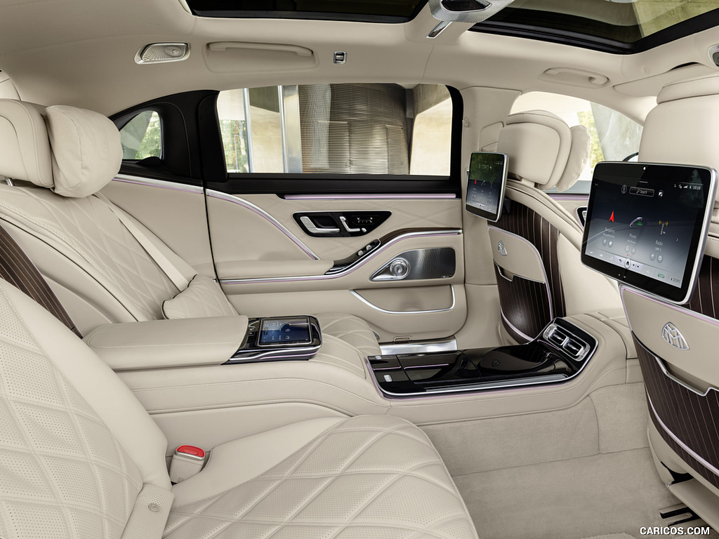 2021 Mercedes-Maybach S-Class (Leather Nappa macchiato beige / bronze brown pearl) - Interior, Rear Seats