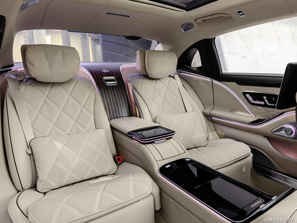 2021 Mercedes-Maybach S-Class (Leather Nappa macchiato beige / bronze brown pearl) - Interior, Rear Seats