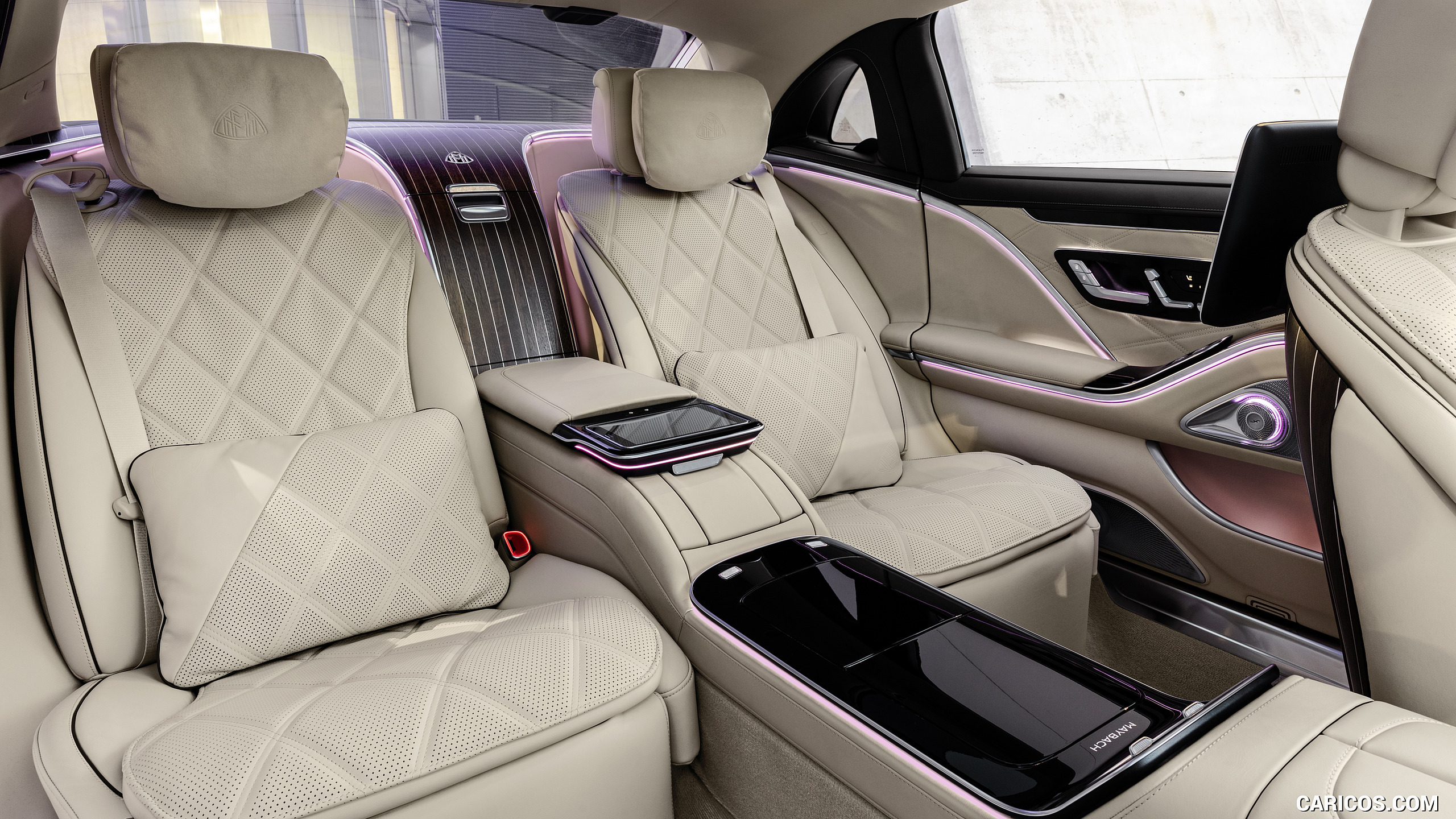 2021 Mercedes-Maybach S-Class (Leather Nappa macchiato beige / bronze brown pearl) - Interior, Rear Seats, #74 of 157