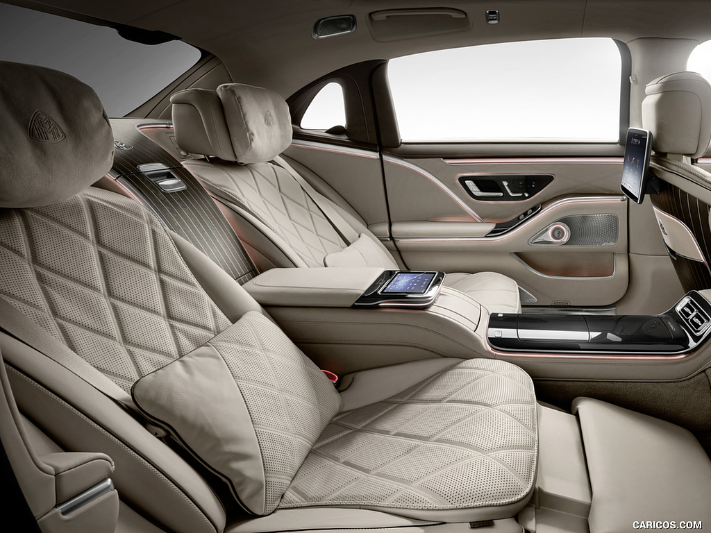 2021 Mercedes-Maybach S-Class (Leather Nappa macchiato beige / bronze brown pearl) - Interior, Rear Seats