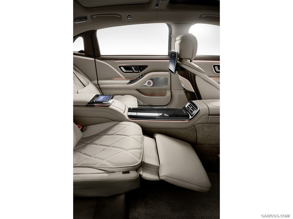 2021 Mercedes-Maybach S-Class (Leather Nappa macchiato beige / bronze brown pearl) - Interior, Rear Seats