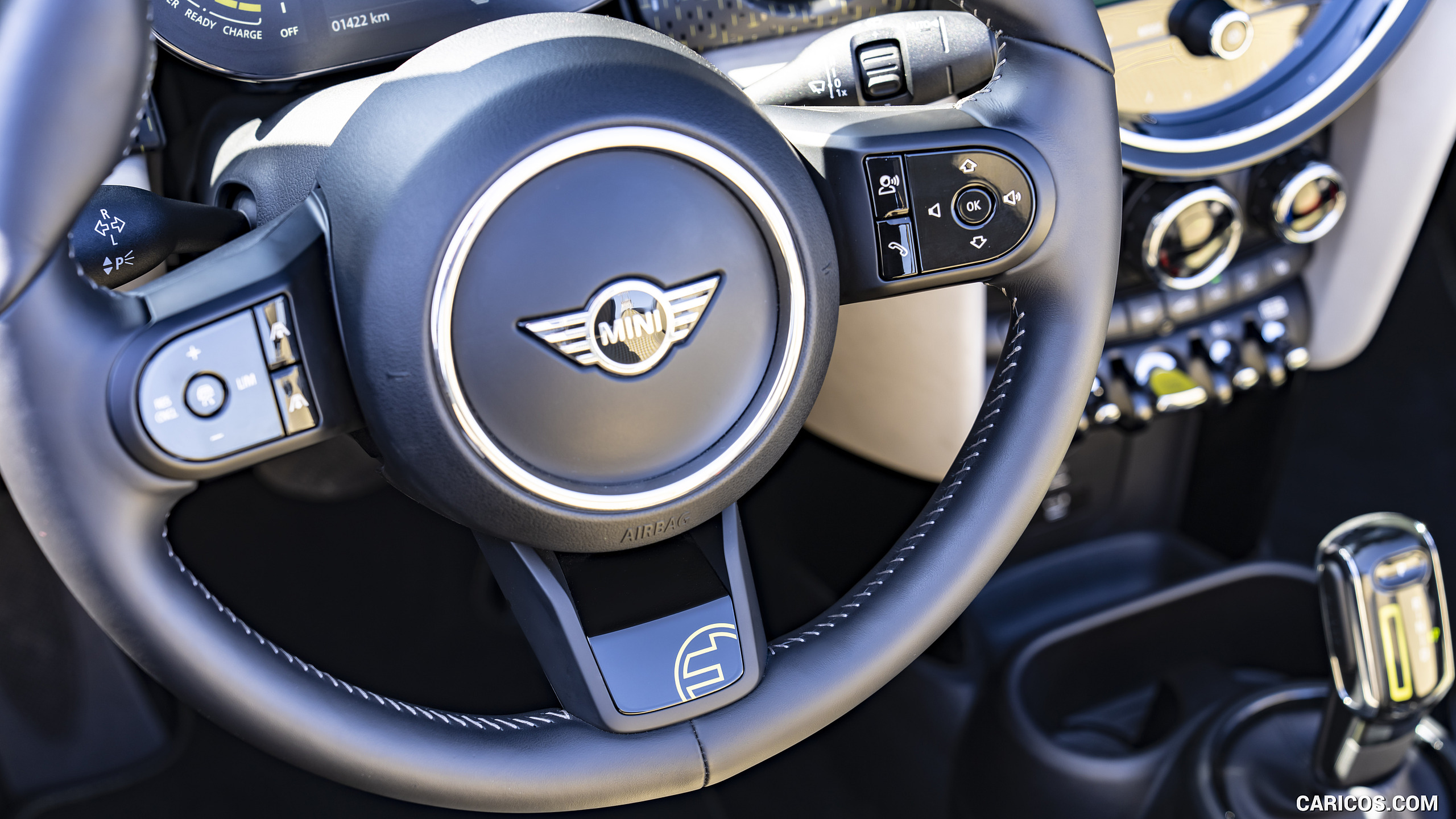 2022 MINI Cooper SE Convertible Concept - Interior, Steering Wheel, #195 of 243