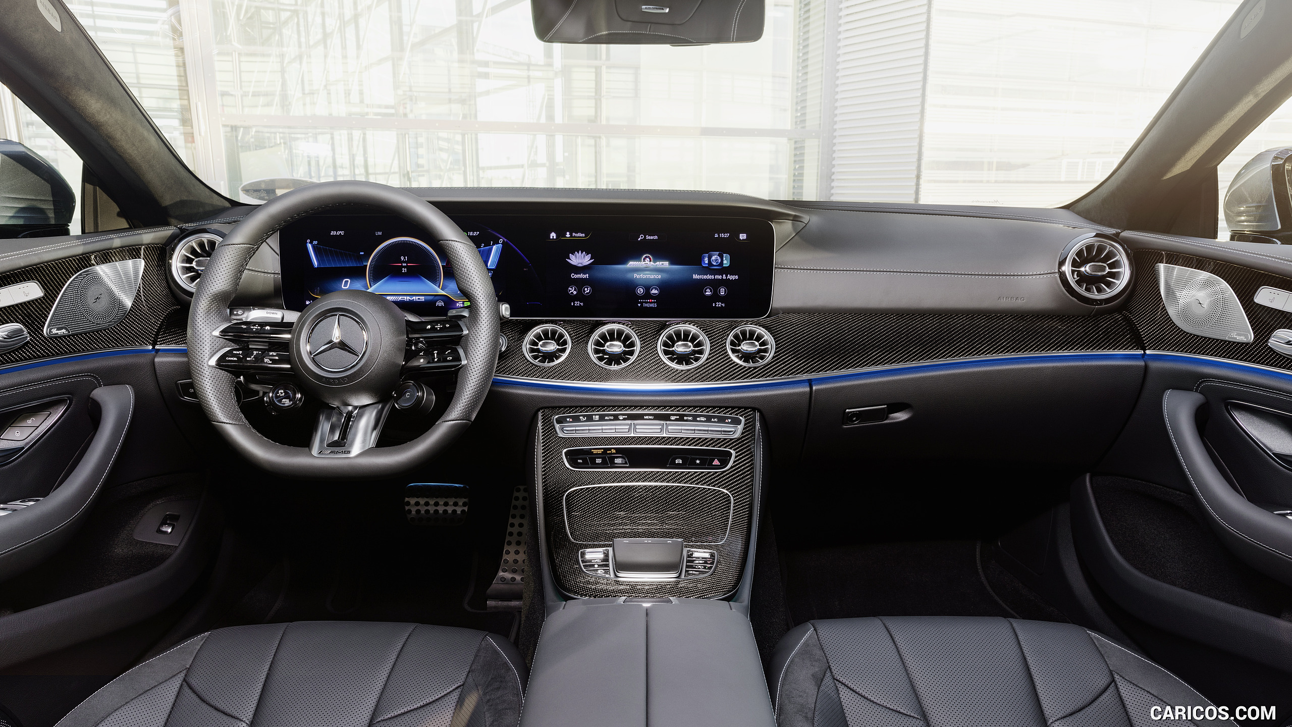 2022 Mercedes-AMG CLS 53 4MATIC+ (Color: Azur Light Blue) - Interior, Cockpit, #30 of 34