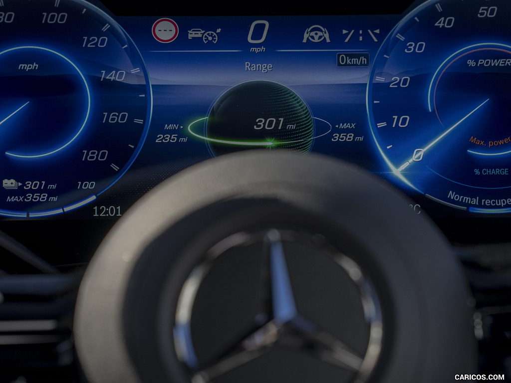 2022 Mercedes-AMG EQS 53 (UK-Spec) - Digital Instrument Cluster