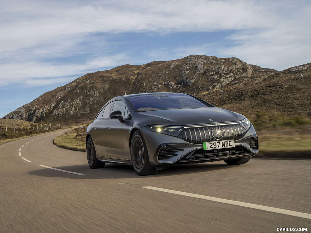 2022 Mercedes-AMG EQS 53 (UK-Spec) - Front Three-Quarter