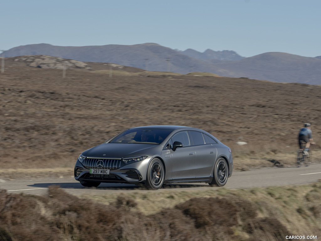 2022 Mercedes-AMG EQS 53 (UK-Spec) - Front Three-Quarter