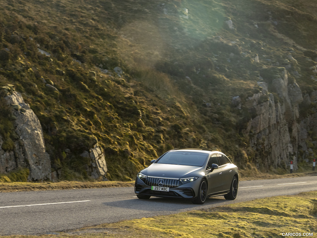 2022 Mercedes-AMG EQS 53 (UK-Spec) - Front Three-Quarter