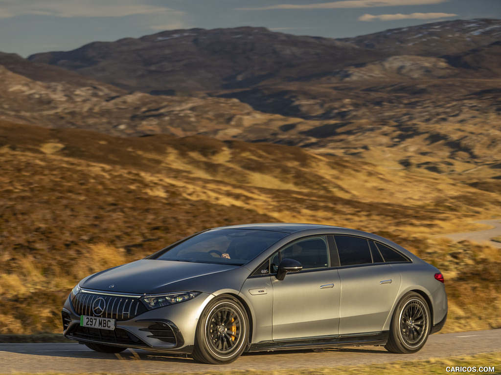 2022 Mercedes-AMG EQS 53 (UK-Spec) - Front Three-Quarter