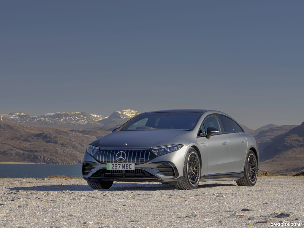 2022 Mercedes-AMG EQS 53 (UK-Spec) - Front Three-Quarter