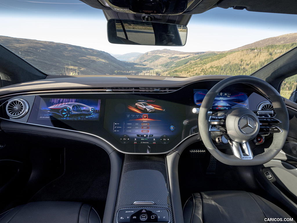 2022 Mercedes-AMG EQS 53 (UK-Spec) - Interior, Cockpit