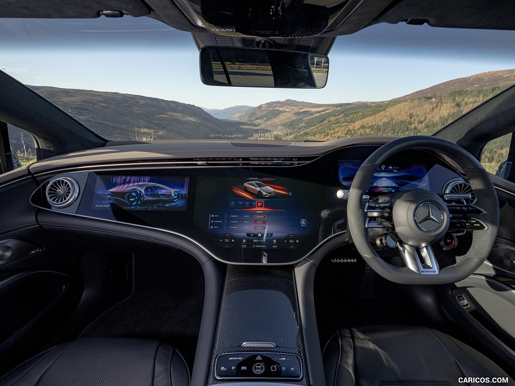 2022 Mercedes-AMG EQS 53 (UK-Spec) - Interior, Cockpit