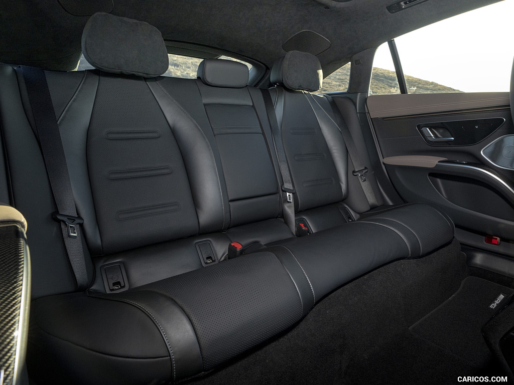 2022 Mercedes-AMG EQS 53 (UK-Spec) - Interior, Rear Seats