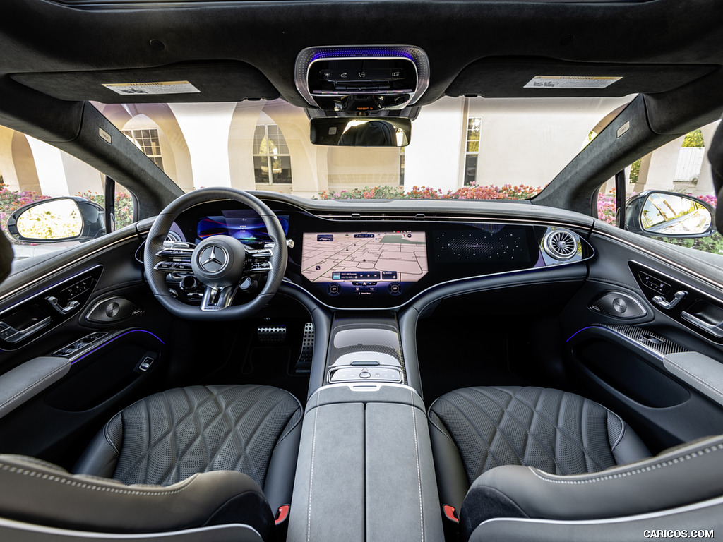 2022 Mercedes-AMG EQS 53 4MATIC+ (Color: Diamond White Bright) - Interior, Cockpit