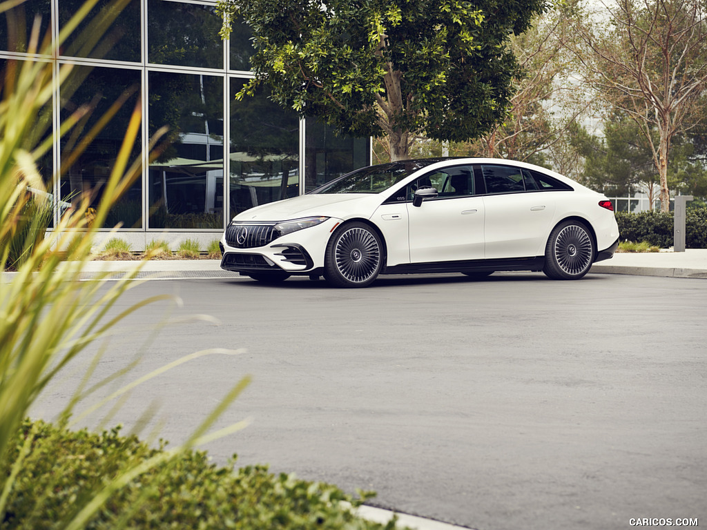 2022 Mercedes-AMG EQS 53 4MATIC+ (Color: Diamond White Bright) - Side