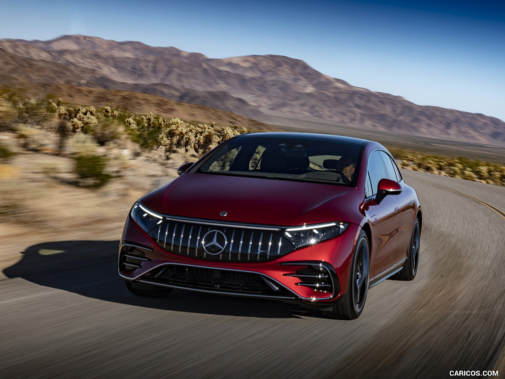 2022 Mercedes-AMG EQS 53 4MATIC+ (Color: Hyazinth Red Metallic) - Front