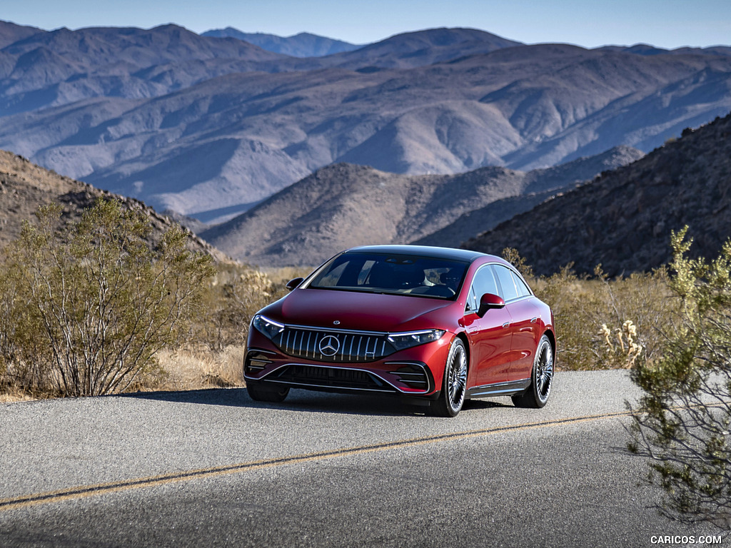 2022 Mercedes-AMG EQS 53 4MATIC+ (Color: Hyazinth Red Metallic) - Front