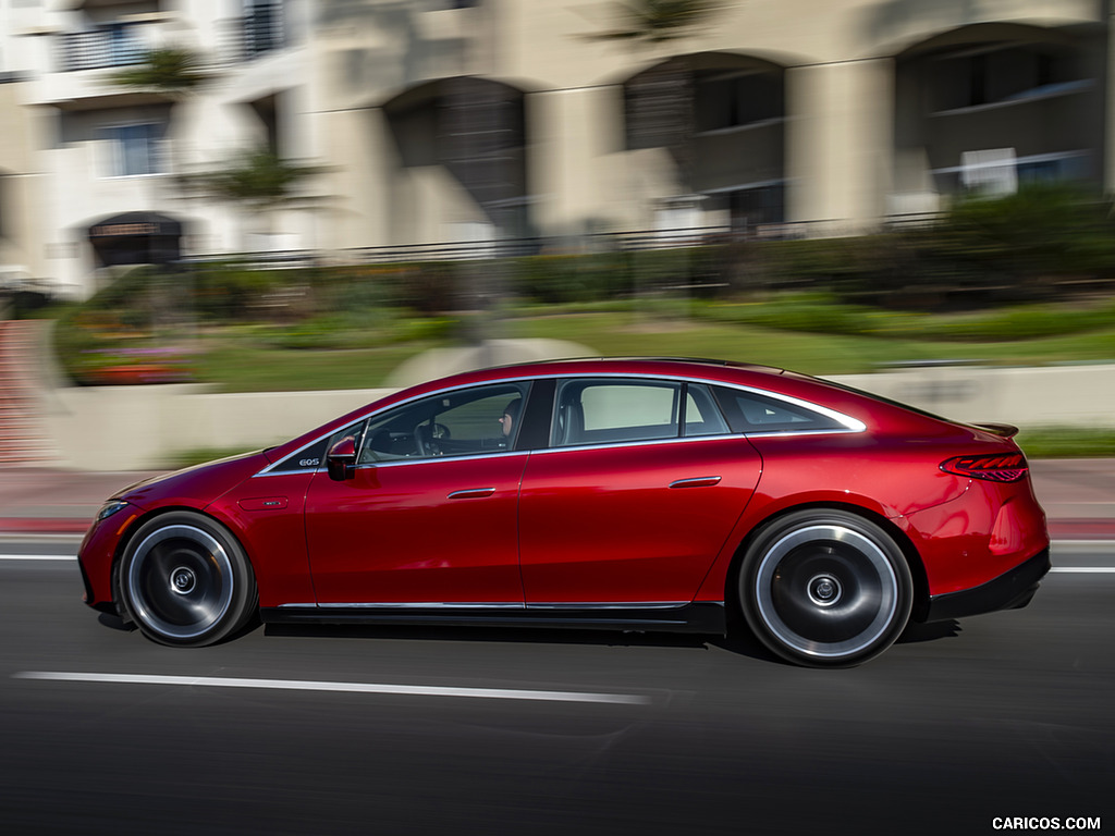 2022 Mercedes-AMG EQS 53 4MATIC+ (Color: Hyazinth Red Metallic) - Side