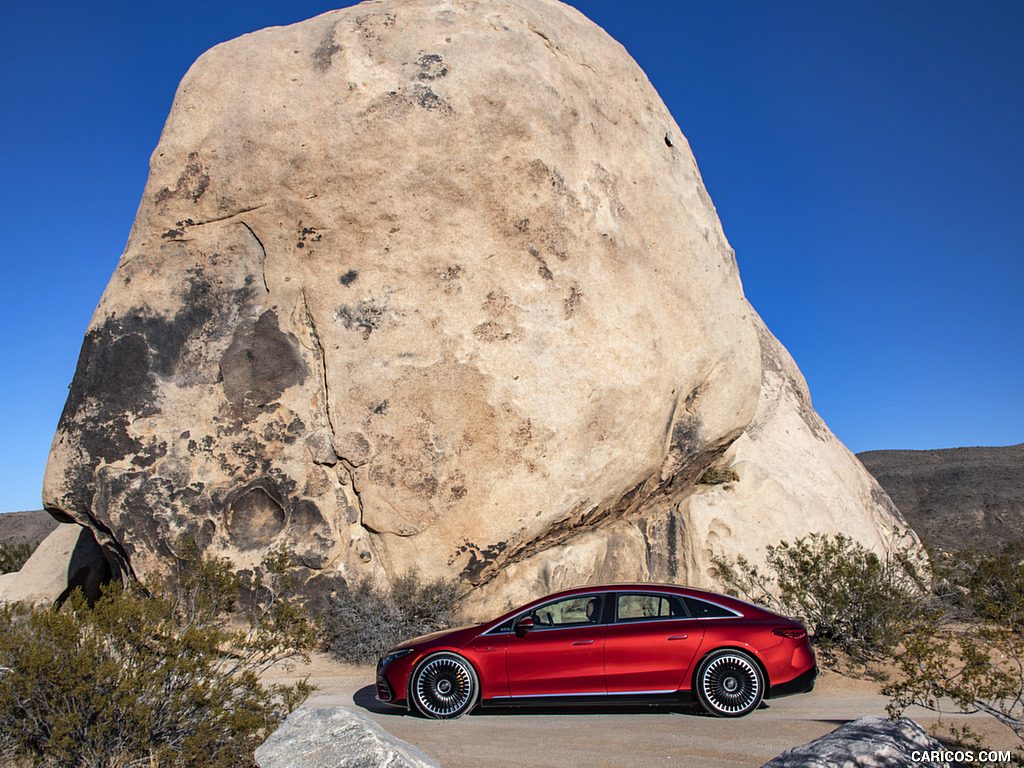 2022 Mercedes-AMG EQS 53 4MATIC+ (Color: Hyazinth Red Metallic) - Side