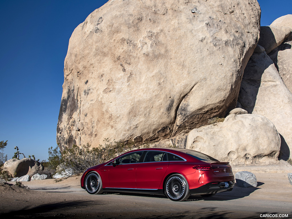 2022 Mercedes-AMG EQS 53 4MATIC+ (Color: Hyazinth Red Metallic) - Side