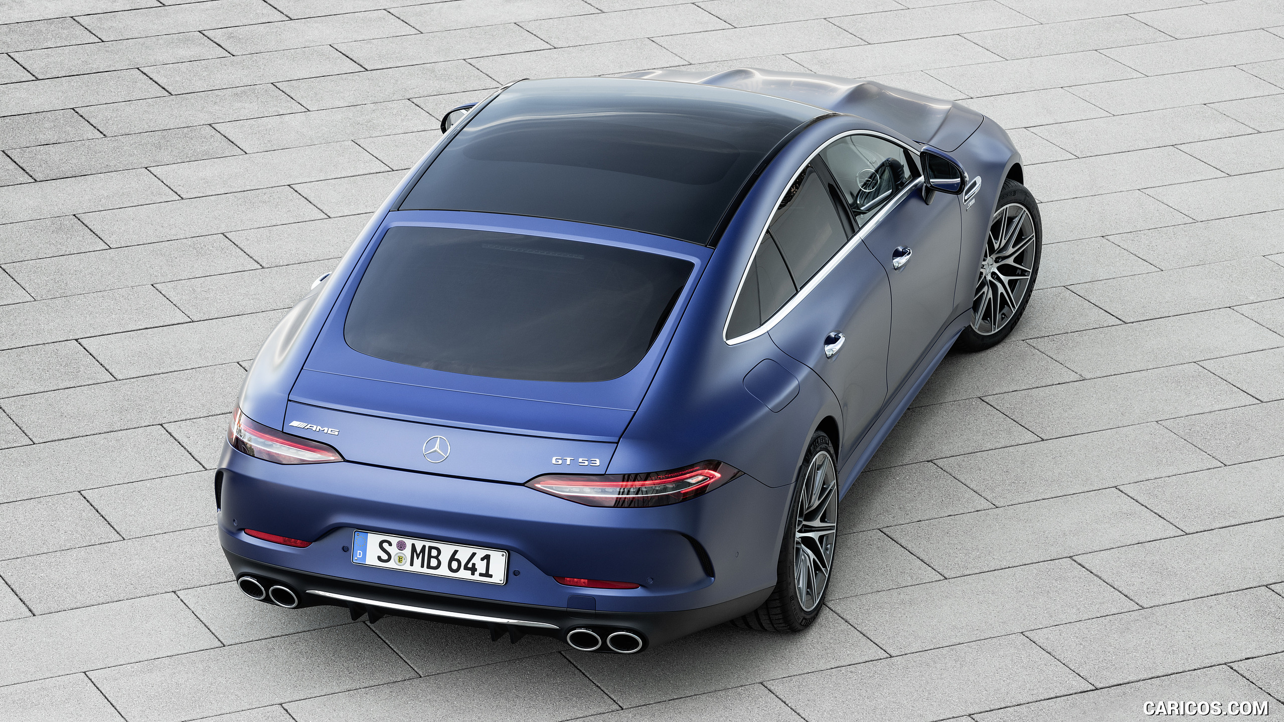 2022 Mercedes-AMG GT 53 4MATIC+ 4-Door Coupe (Color: Spectrale Blue Magno) - Top, #30 of 35