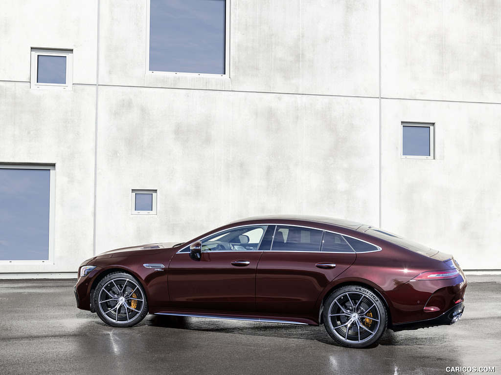 2022 Mercedes-AMG GT 53 4MATIC+ 4-Door Coupe (Color: Rubellite Red) - Side