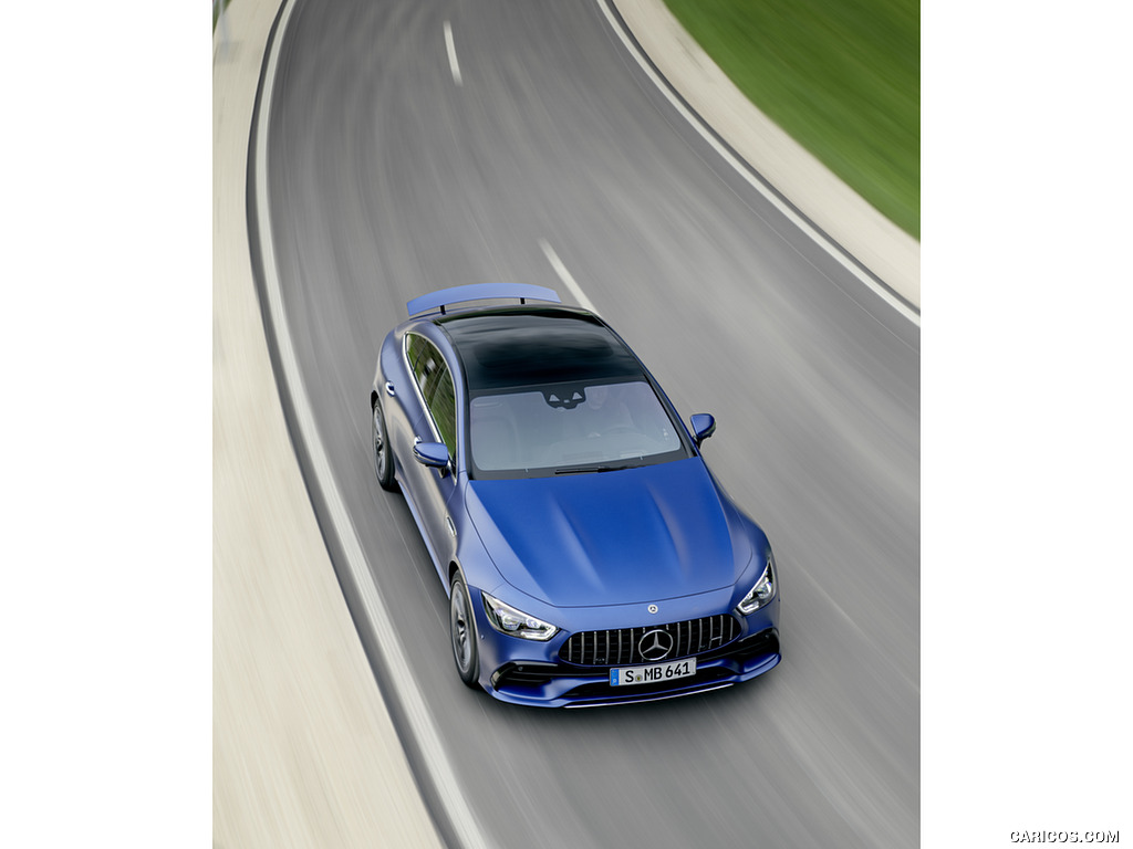 2022 Mercedes-AMG GT 53 4MATIC+ 4-Door Coupe (Color: Spectrale Blue Magno) - Top