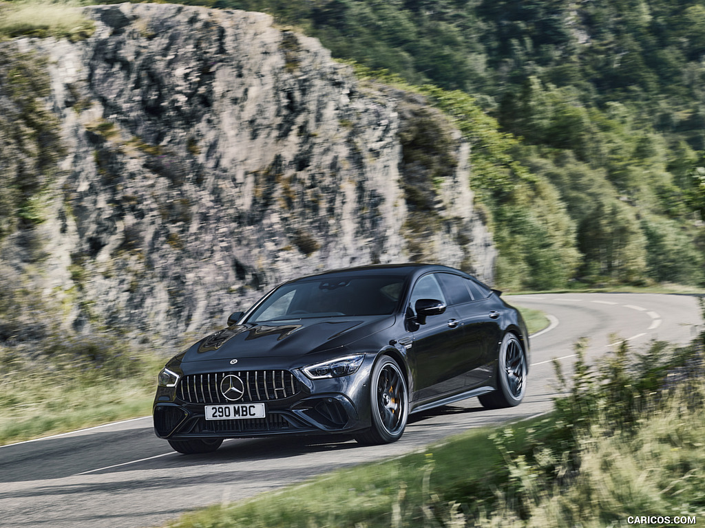 2022 Mercedes-AMG GT 63 S E Performance (UK-Spec) - Front Three-Quarter