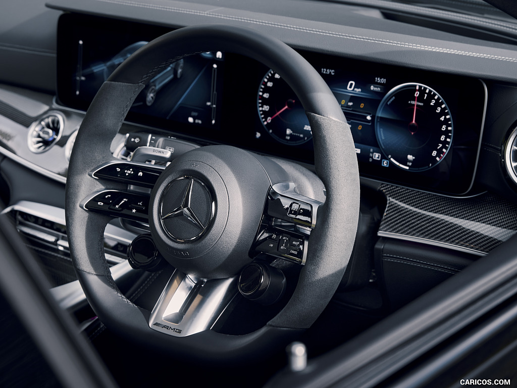 2022 Mercedes-AMG GT 63 S E Performance (UK-Spec) - Interior, Steering Wheel