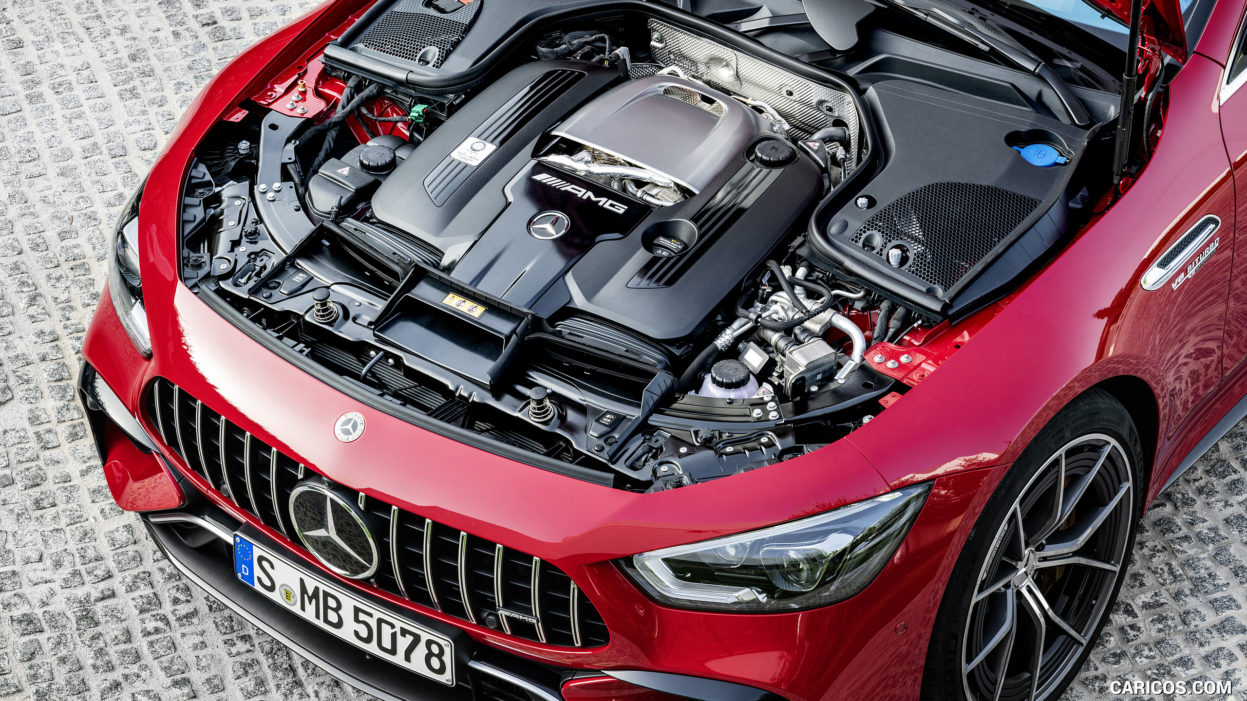 2022 Mercedes-AMG GT 63 S E Performance 4MATIC+ (Color: Jupiter Red) - Engine, #37 of 88