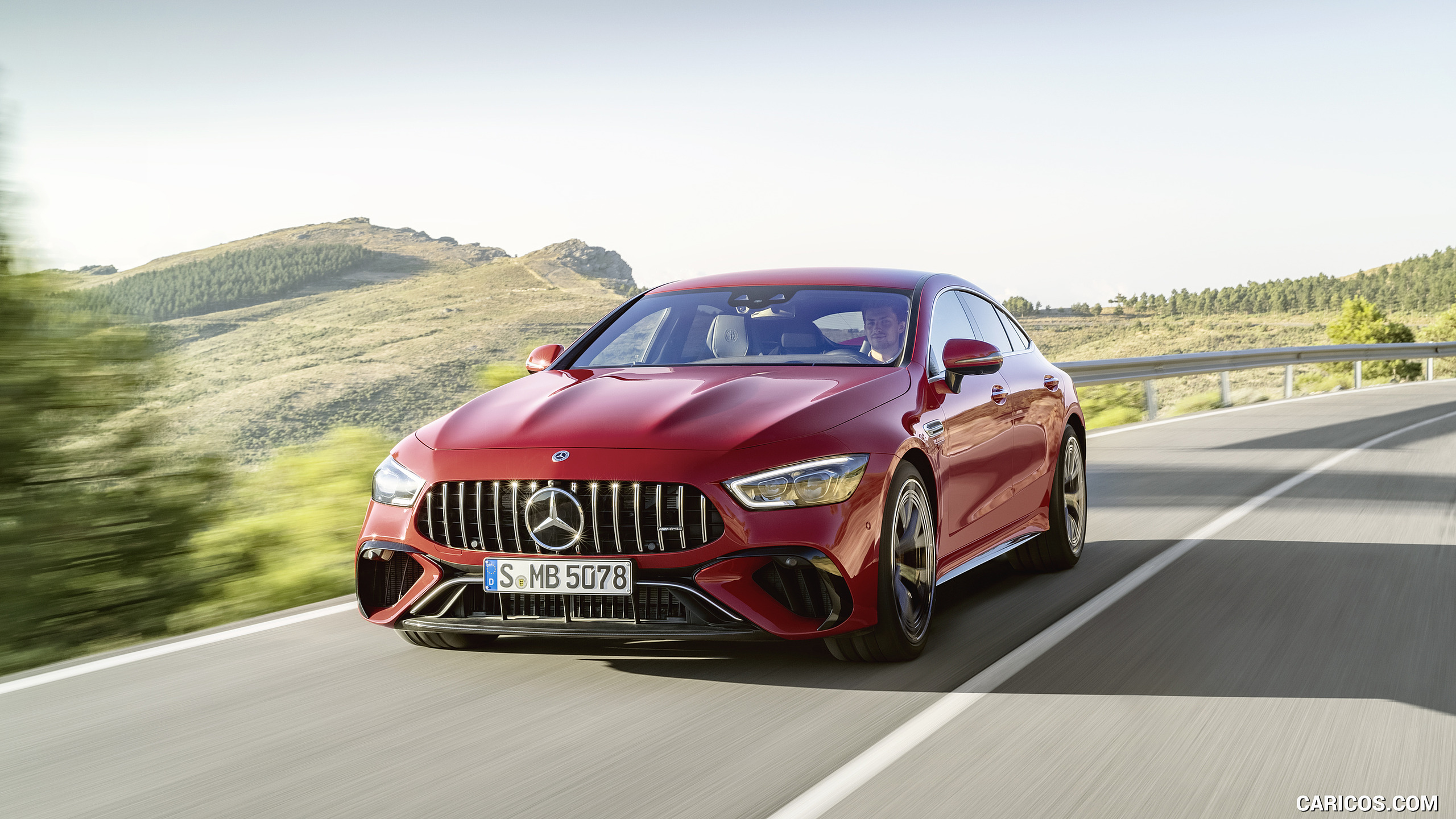 2022 Mercedes-AMG GT 63 S E Performance 4MATIC+ (Color: Jupiter Red) - Front, #4 of 88
