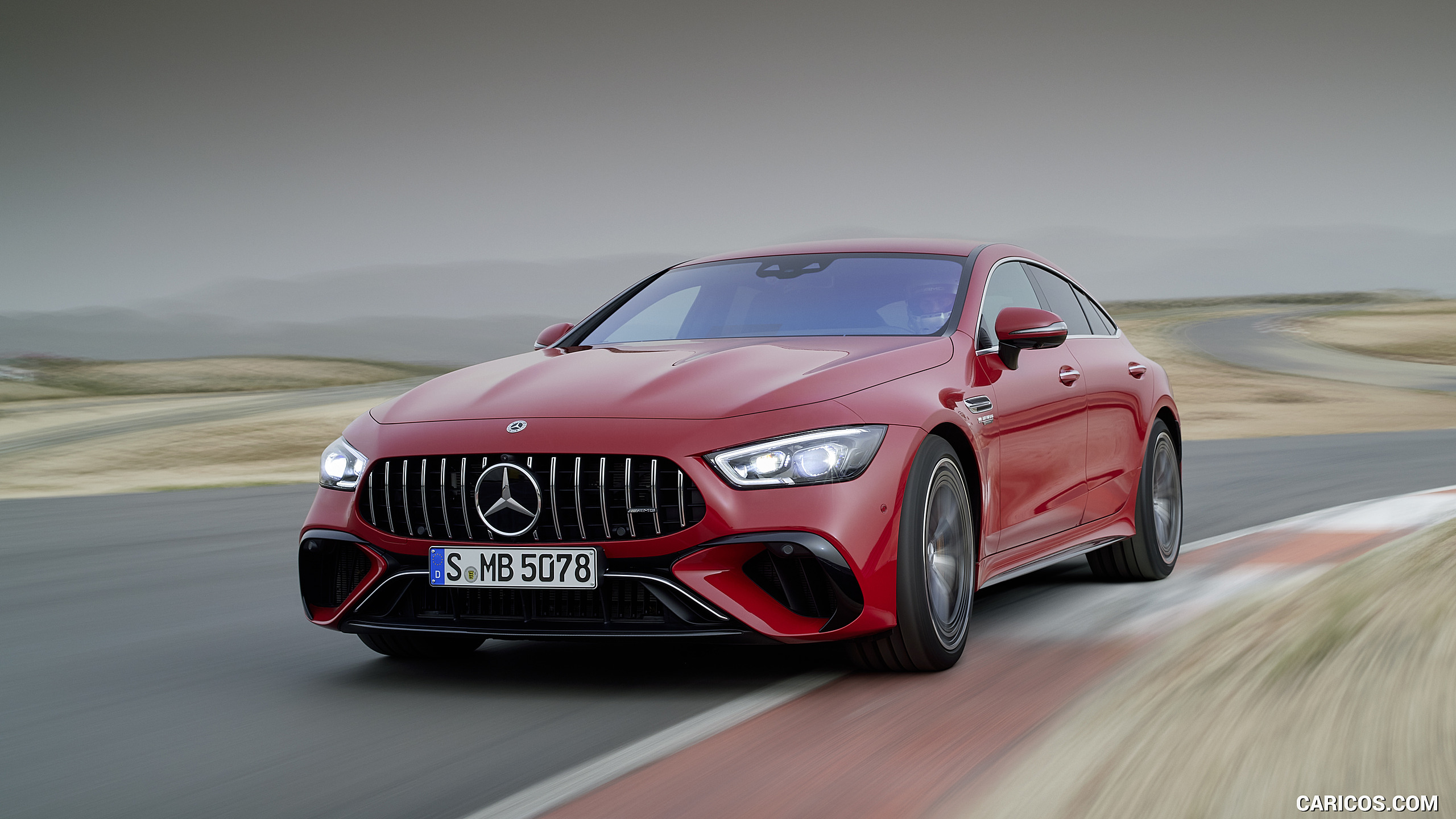 2022 Mercedes-AMG GT 63 S E Performance 4MATIC+ (Color: Jupiter Red) - Front, #9 of 88