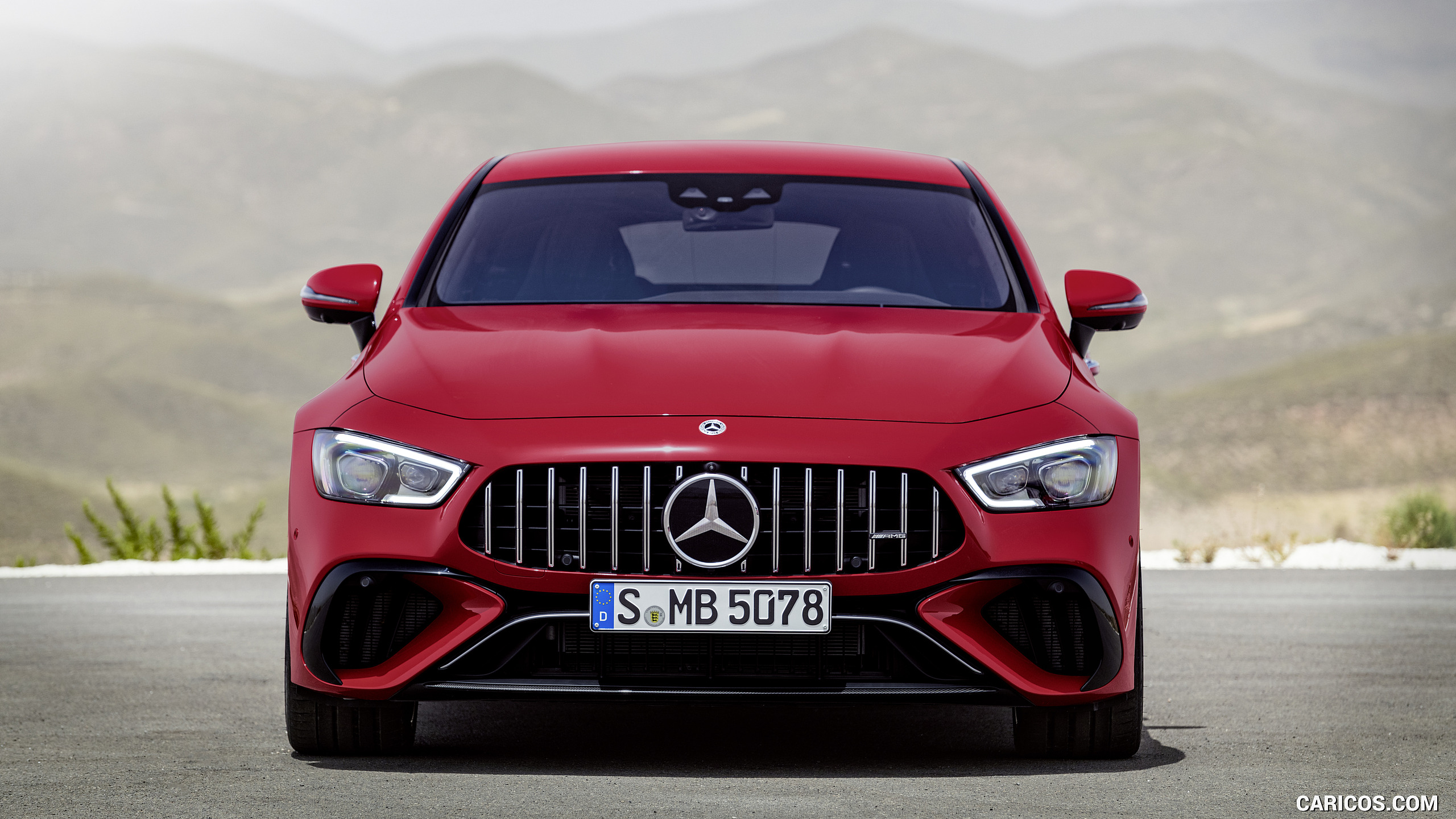 2022 Mercedes-AMG GT 63 S E Performance 4MATIC+ (Color: Jupiter Red) - Front, #21 of 88
