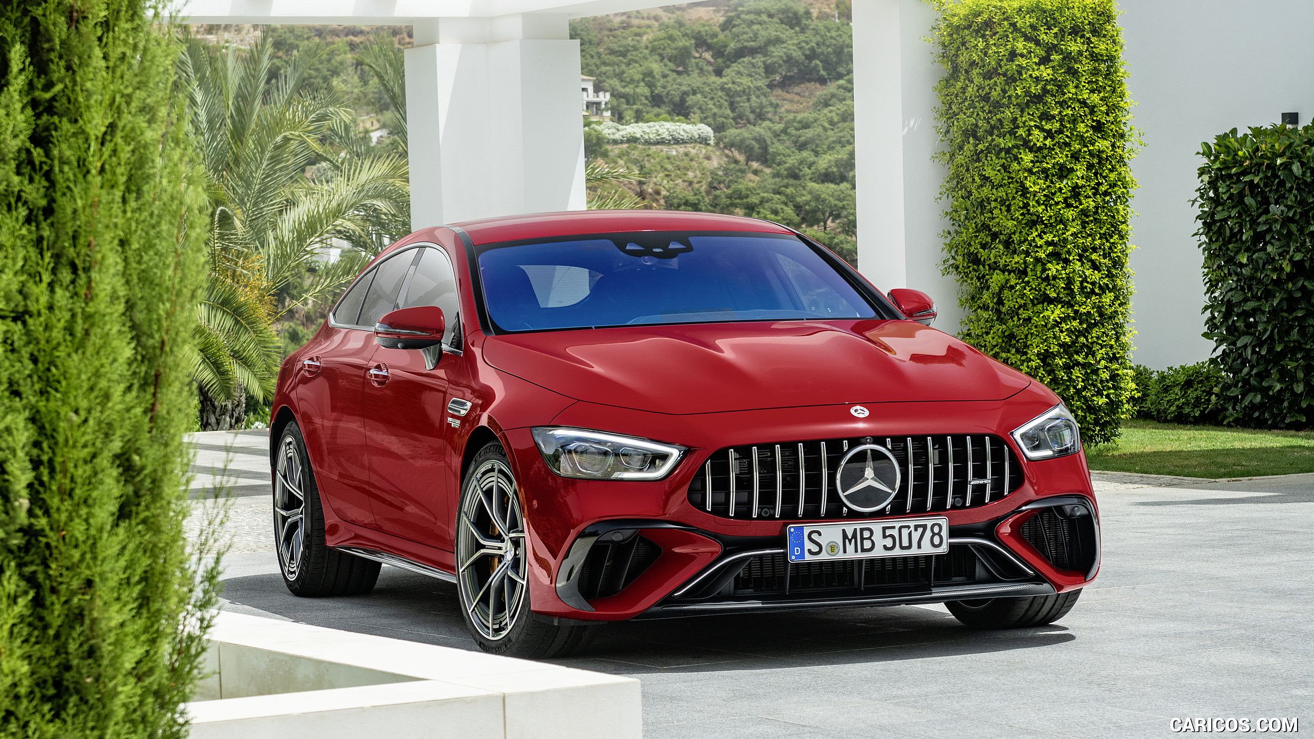 2022 Mercedes-AMG GT 63 S E Performance 4MATIC+ (Color: Jupiter Red) - Front, #25 of 88
