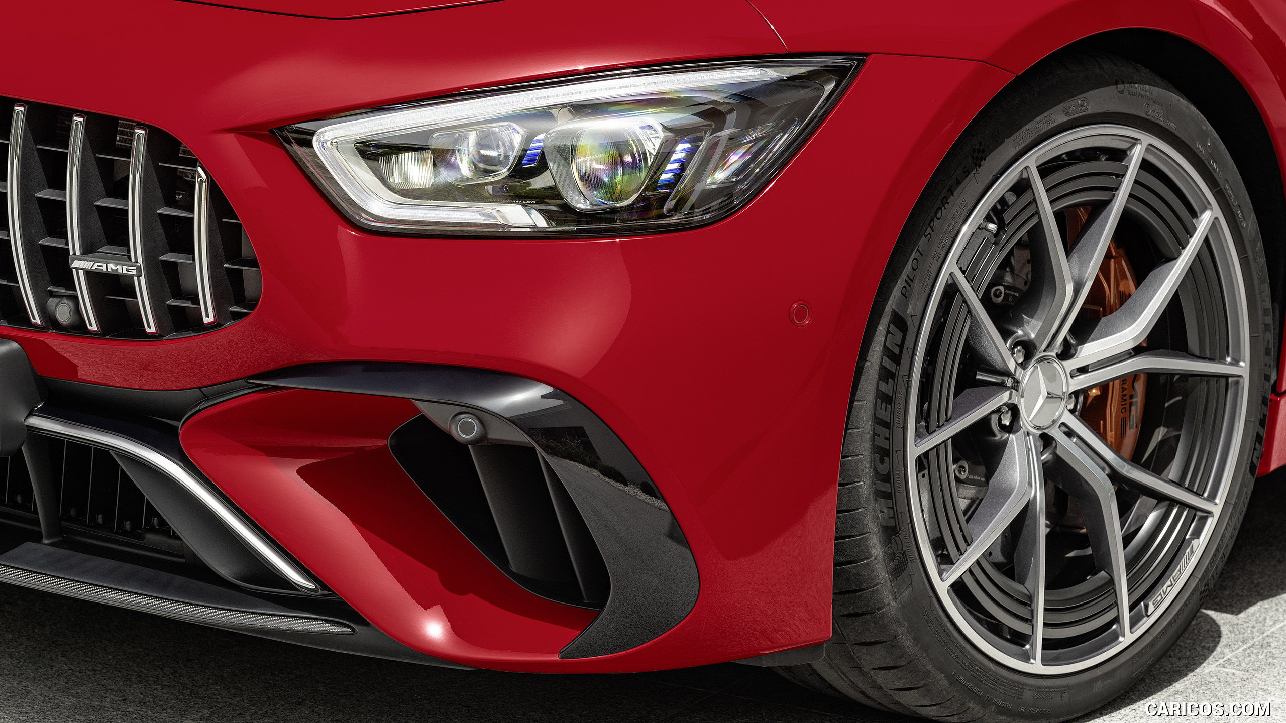 2022 Mercedes-AMG GT 63 S E Performance 4MATIC+ (Color: Jupiter Red) - Headlight, #31 of 88