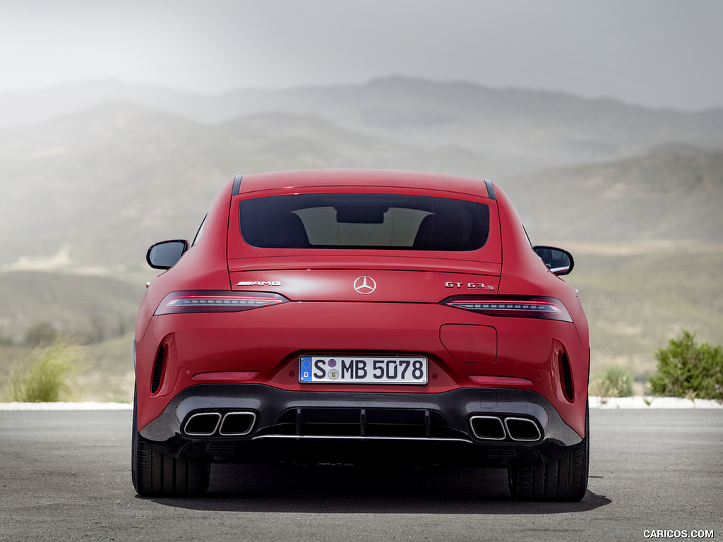 2022 Mercedes-AMG GT 63 S E Performance 4MATIC+ (Color: Jupiter Red) - Rear