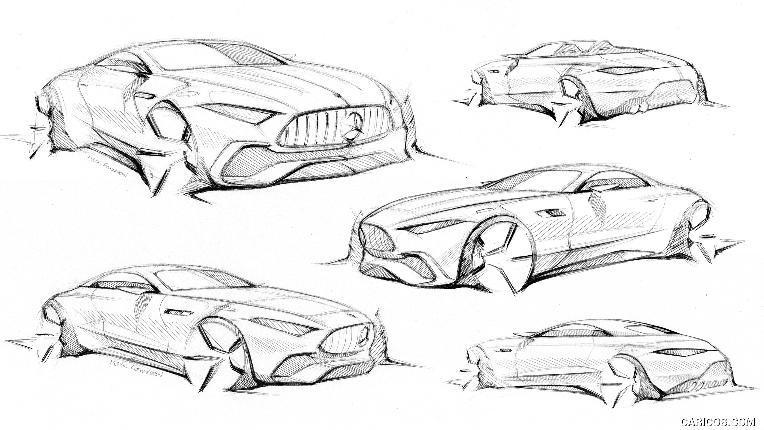 2022 Mercedes-AMG SL - Design Sketch, #111 of 235