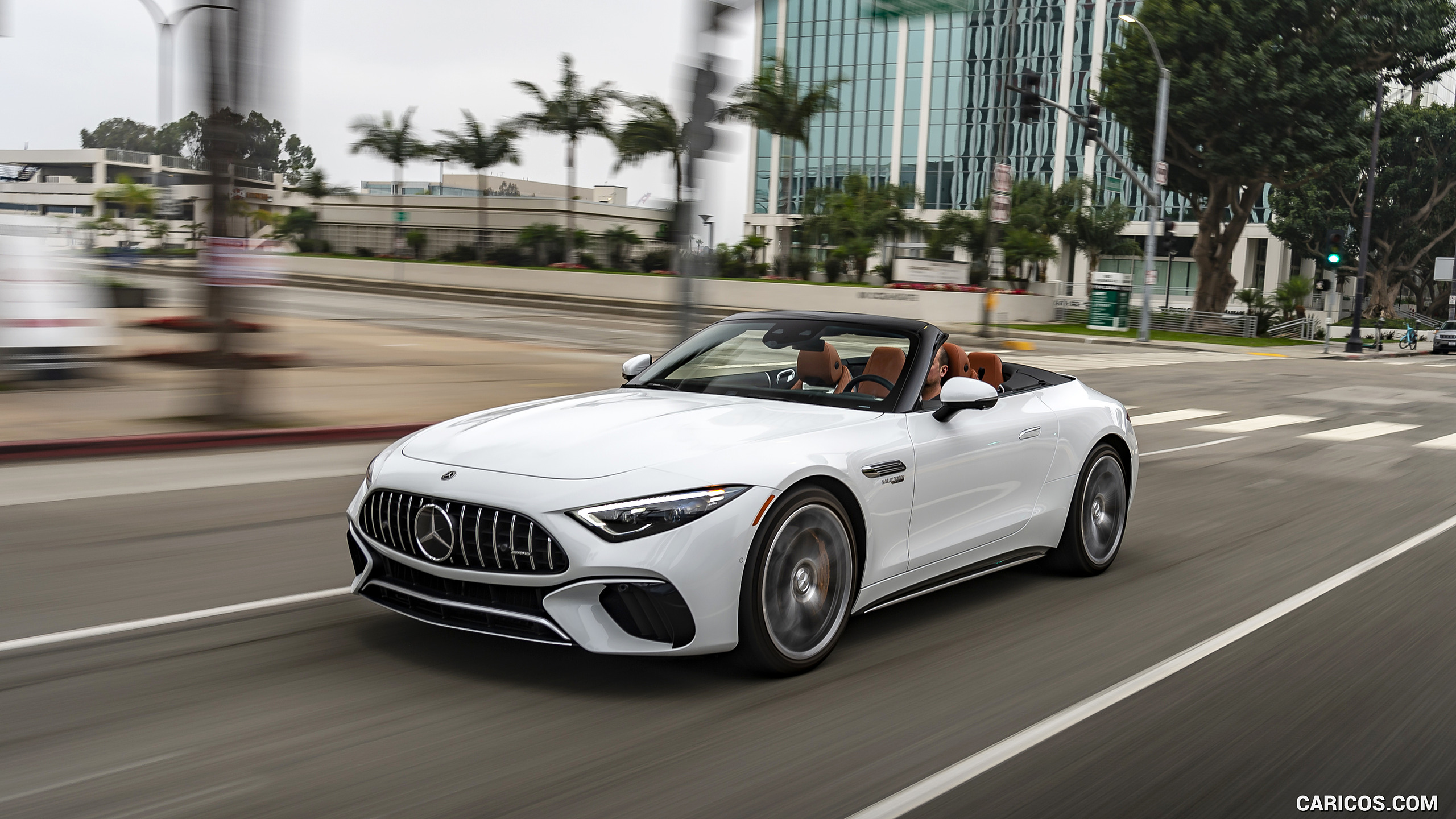 2022 Mercedes-AMG SL 55 4MATIC+ (Color: Opalith White Bright), #114 of 235