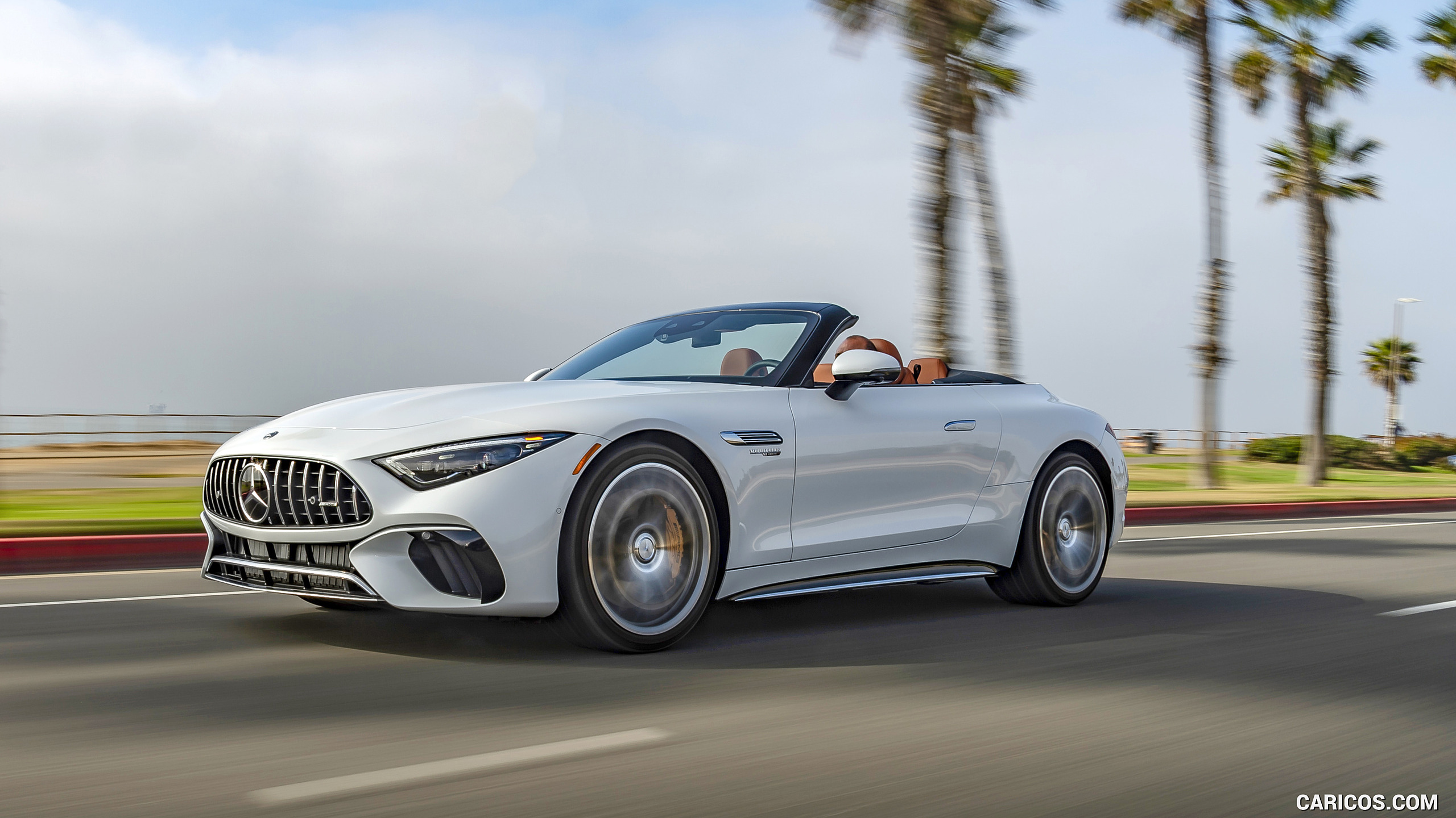 2022 Mercedes-AMG SL 55 4MATIC+ (Color: Opalith White Bright), #115 of 235
