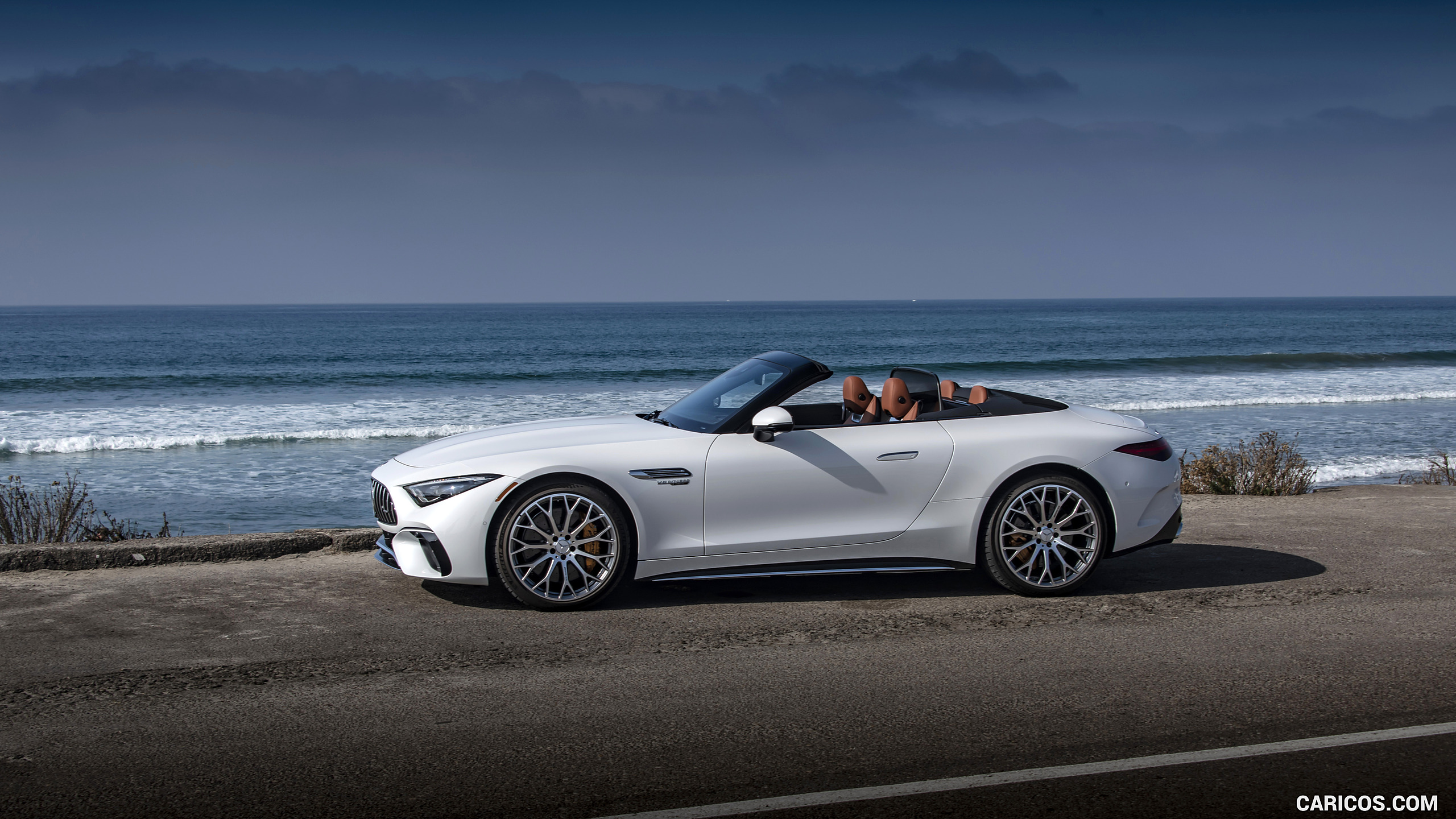 2022 Mercedes-AMG SL 55 4MATIC+ (Color: Opalith White Bright), #120 of 235