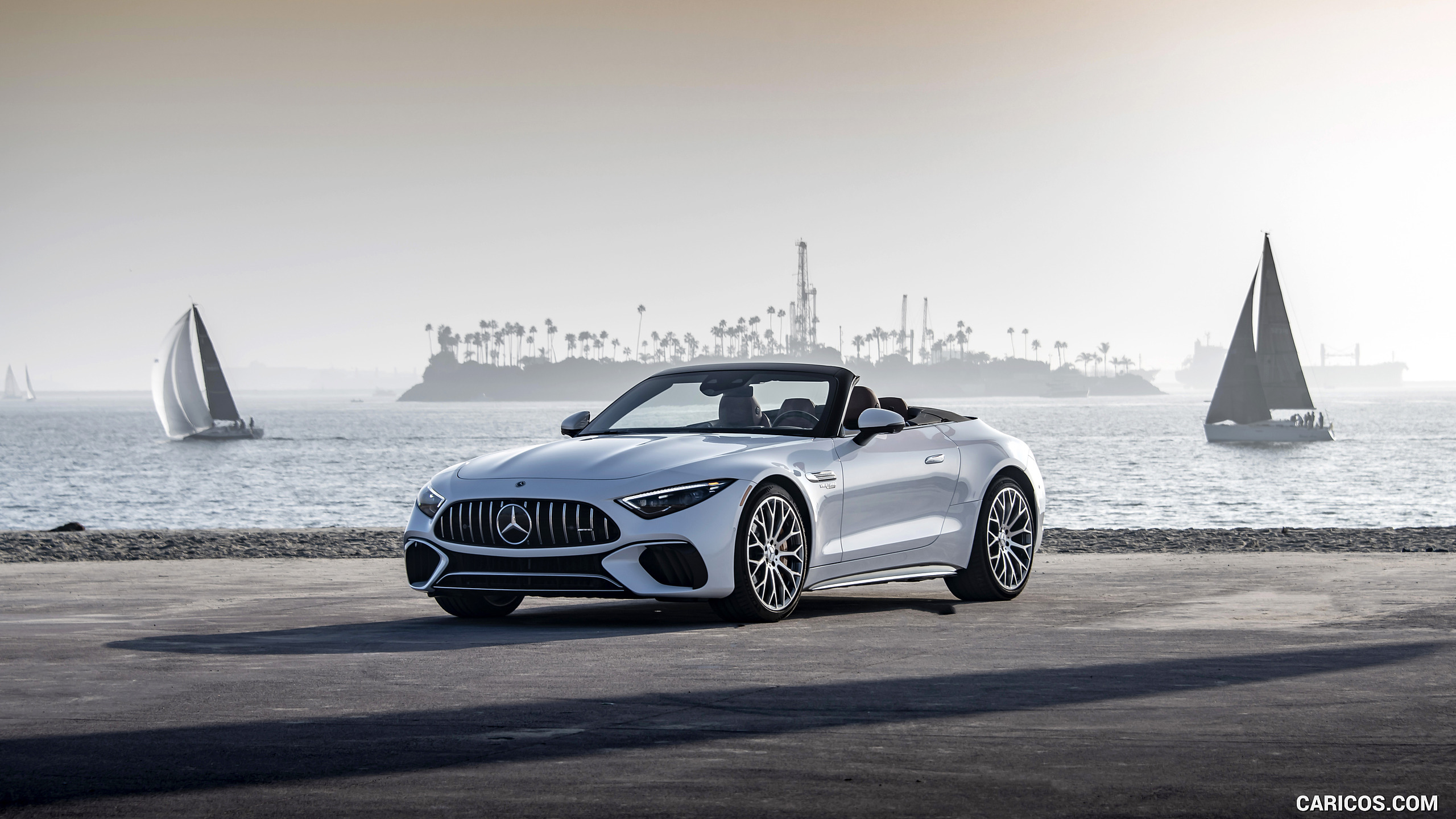 2022 Mercedes-AMG SL 55 4MATIC+ (Color: Opalith White Bright), #122 of 235