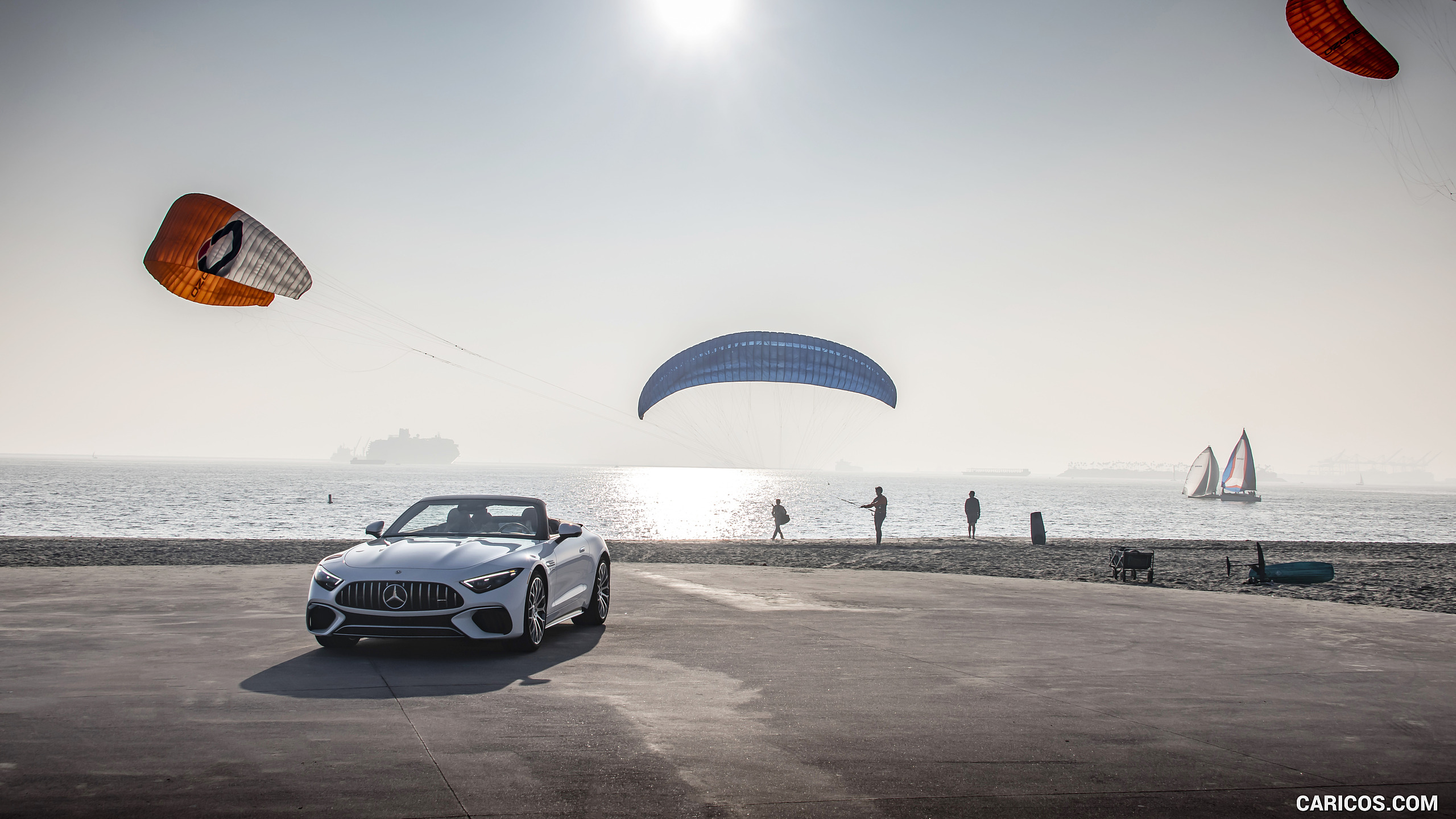 2022 Mercedes-AMG SL 55 4MATIC+ (Color: Opalith White Bright), #125 of 235