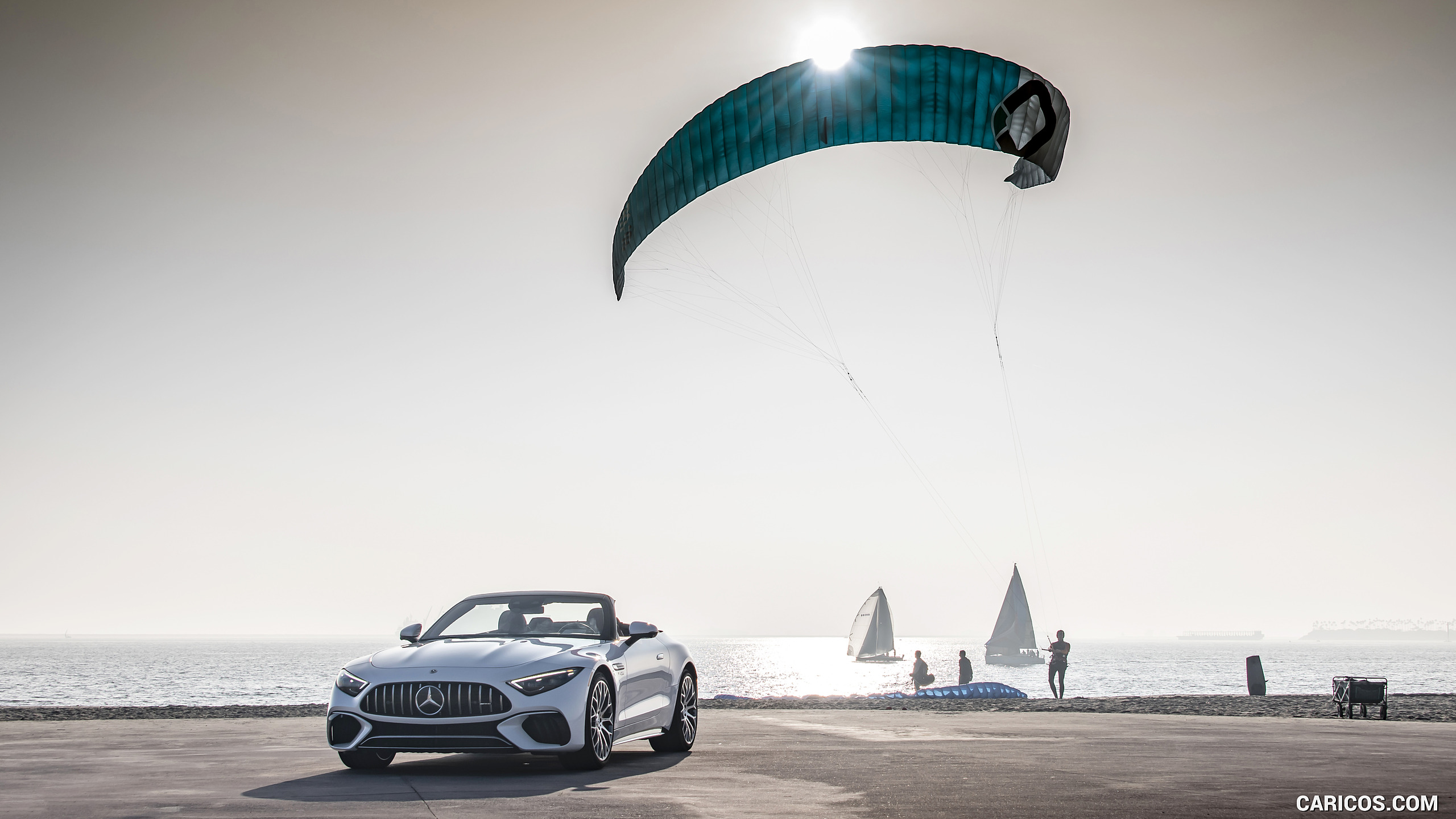 2022 Mercedes-AMG SL 55 4MATIC+ (Color: Opalith White Bright), #126 of 235