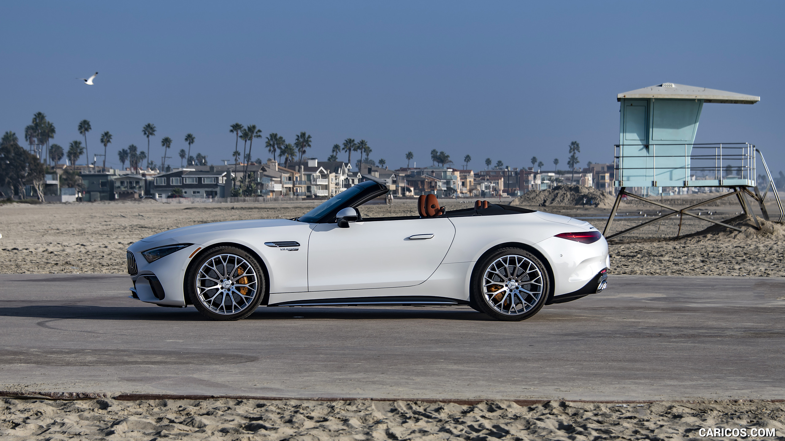 2022 Mercedes-AMG SL 55 4MATIC+ (Color: Opalith White Bright), #128 of 235