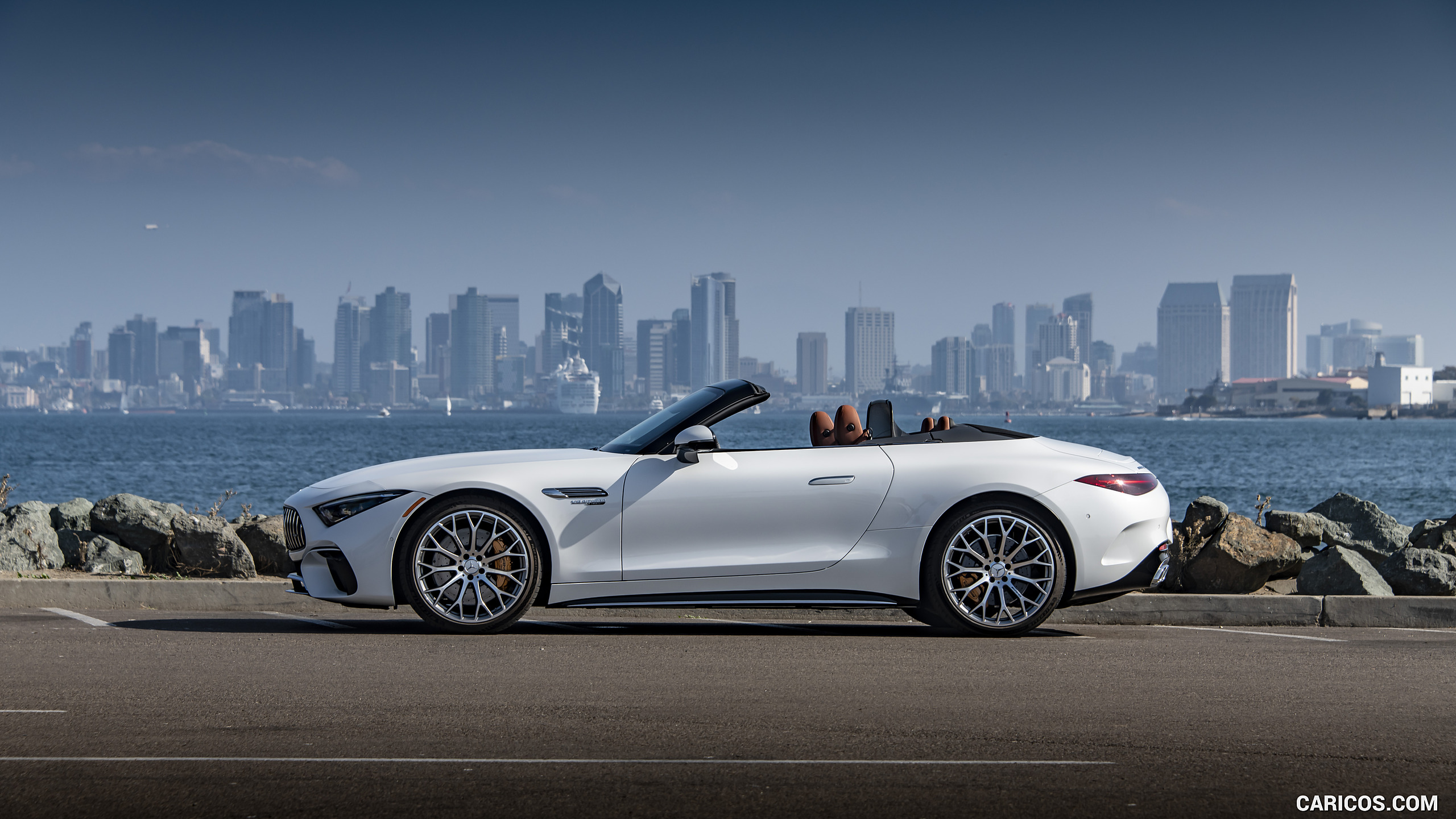 2022 Mercedes-AMG SL 55 4MATIC+ (Color: Opalith White Bright), #133 of 235