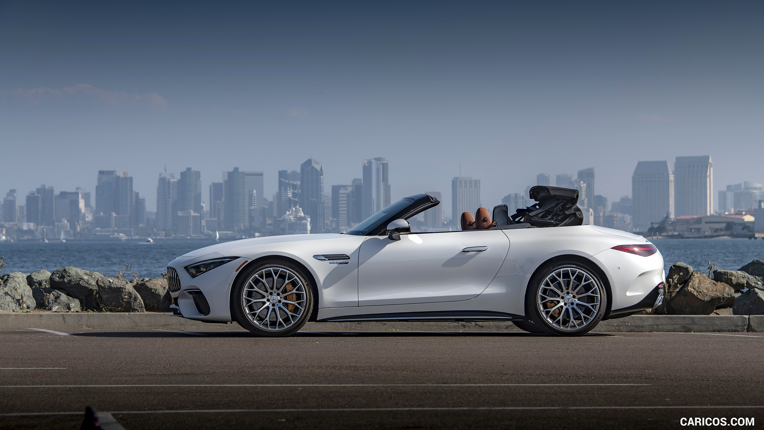 2022 Mercedes-AMG SL 55 4MATIC+ (Color: Opalith White Bright), #135 of 235