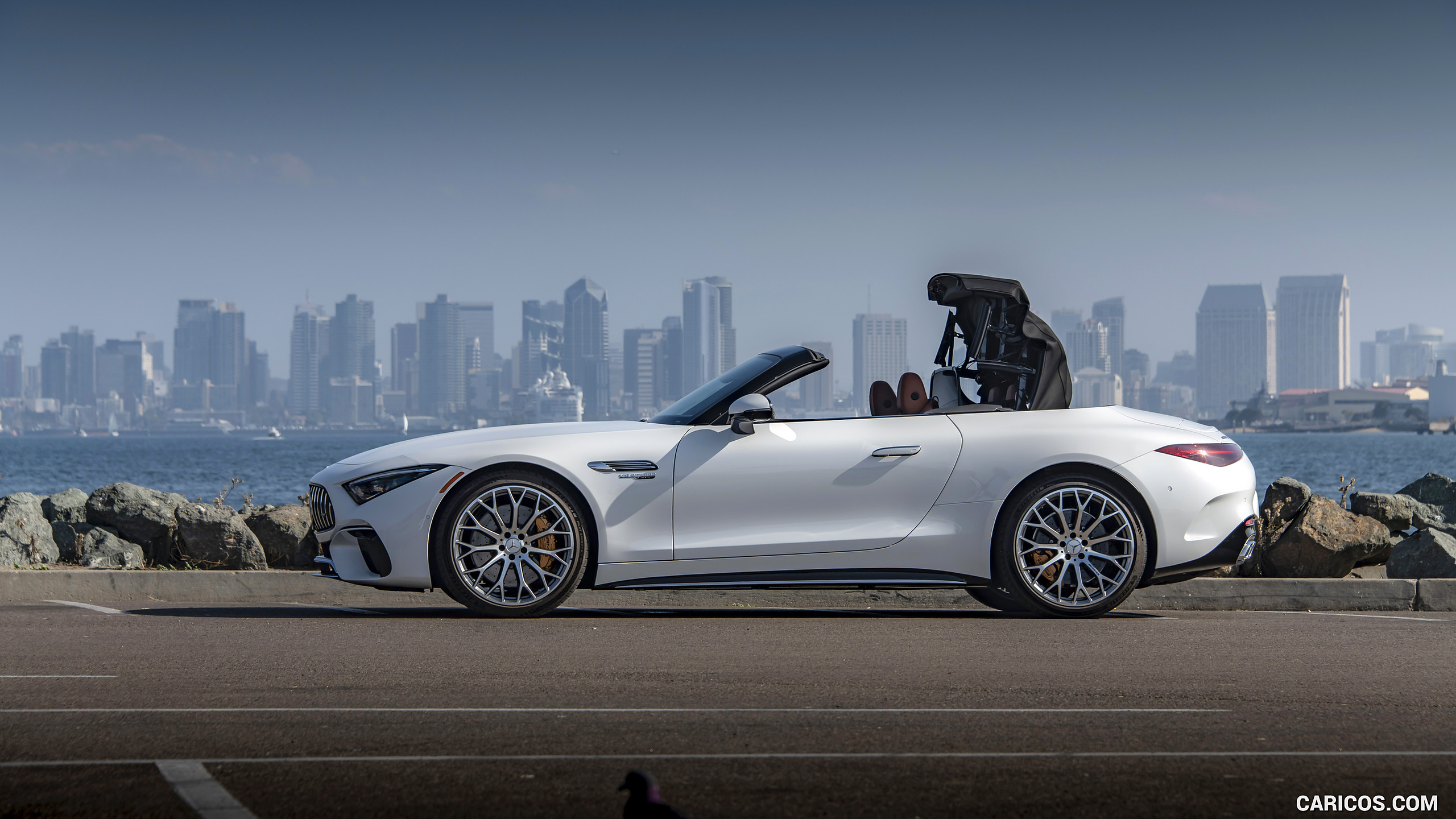 2022 Mercedes-AMG SL 55 4MATIC+ (Color: Opalith White Bright), #136 of 235