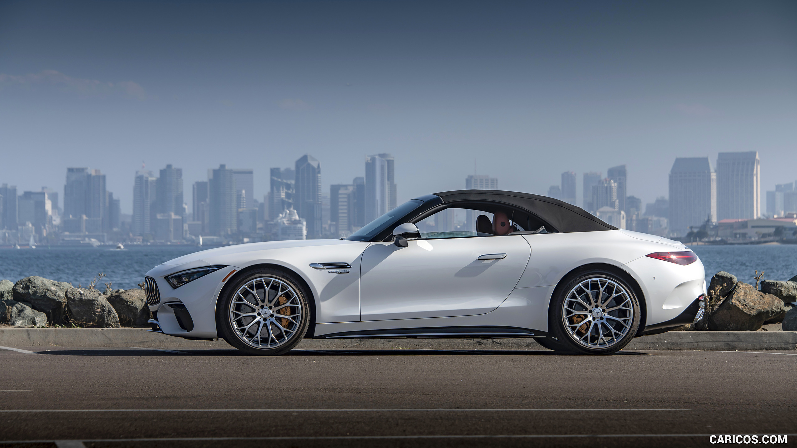 2022 Mercedes-AMG SL 55 4MATIC+ (Color: Opalith White Bright), #139 of 235